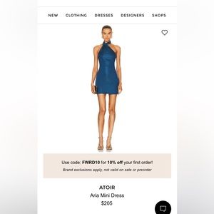 Atoir Aria Mini Dress
